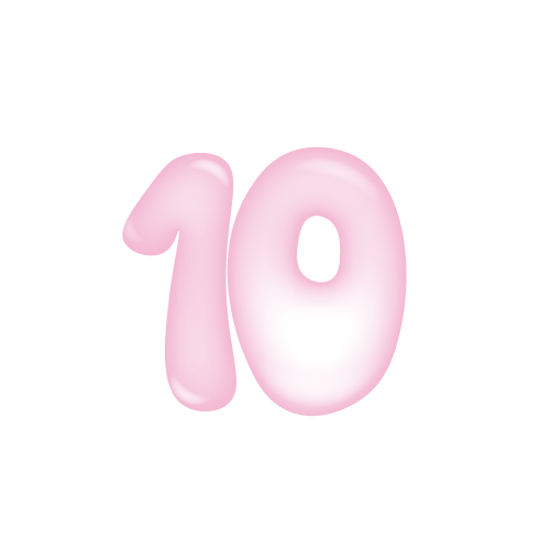 すうじ素材10
ピンクのぷるぷるの質感です。
PNGで背景透過してあるため、そのままデザインに使えます。
サイズは約200PX×280PXです。