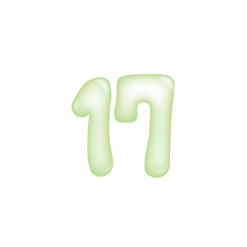 すうじ素材17
緑のぷるぷるの質感です。
PNGで背景透過してあるため、そのままデザインに使えます。
サイズは約200PX×280PXです。