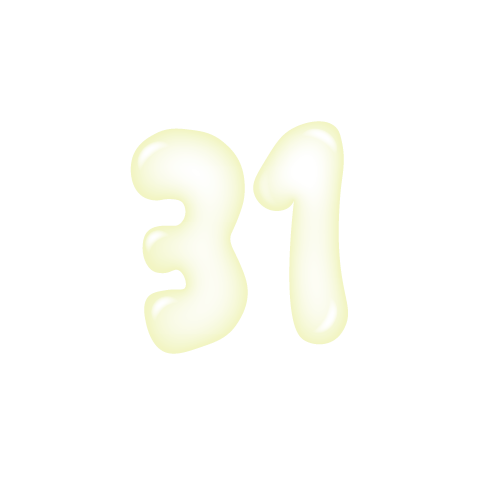 すうじ素材31
黄色のぷるぷるの質感です。
PNGで背景透過してあるため、そのままデザインに使えます。
サイズは約200PX×280PXです。