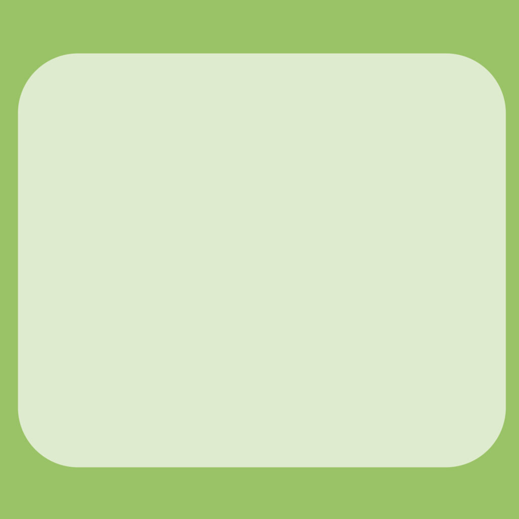 若草色の背景の中央に白で透過率68％の角の丸い四角を配置
文字や写真を入れてそのままインスタ投稿ができる背景
JPEG
サイズ2000×2000px
カレンダーと色味を合わせてセットでつかえる