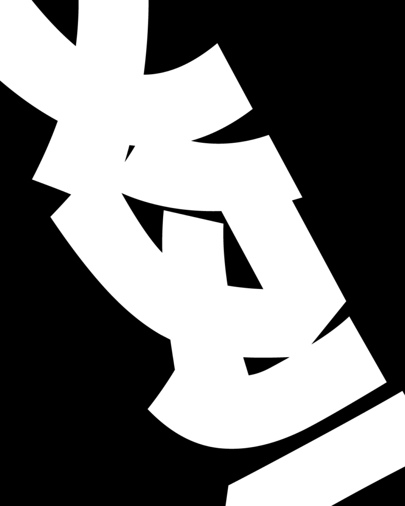 黒背景に「メタル。」のタイポグラフィが斜めに窓あき加工されたグラフィック素材。文字部分が完全に透過しており、背面に溶接や研磨の写真を重ねることで、文字の形に激しい火花の動きがダイレクトに浮かび上がる、躍動感と熱量に溢れた製造業向けフレーム。
